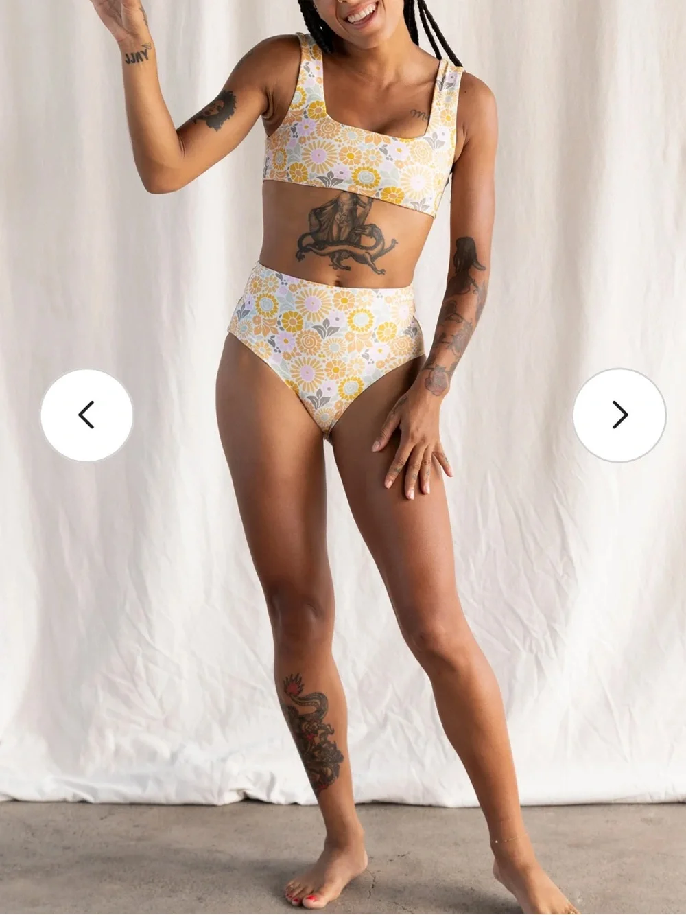Summer Eden Reef Print matching set